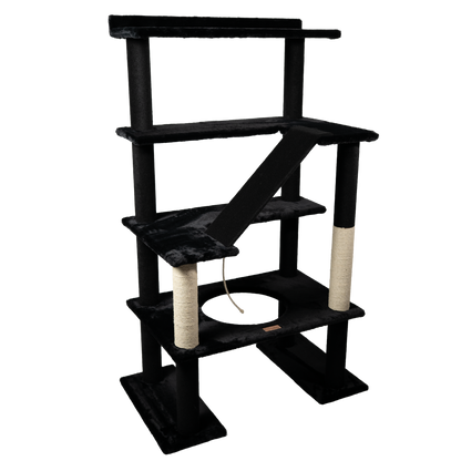 Arbre à chat Maine Coon 65" - Tour à chat à 5 niveaux
