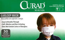 Masque facial pour enfant CURAD avec élastiques, blanc, boîte de 50