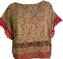PRC6019 Haut court ample en pure soie Avatar