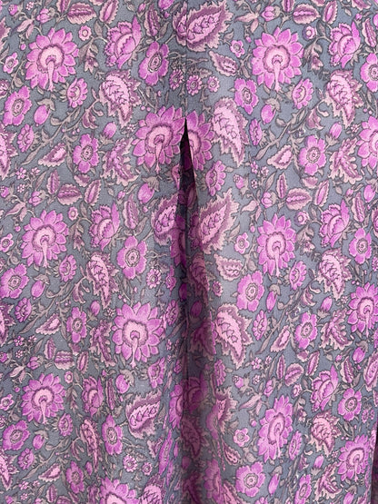Robe Tunique PRG6037 en Pure Soie Transparente avec Poches Appliquées Avatar