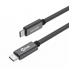 Câble USB-C tressé en nylon PD240W 20 Gbit/s à transfert rapide