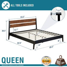 Cadre de lit en bois massif Callisto Deluxe