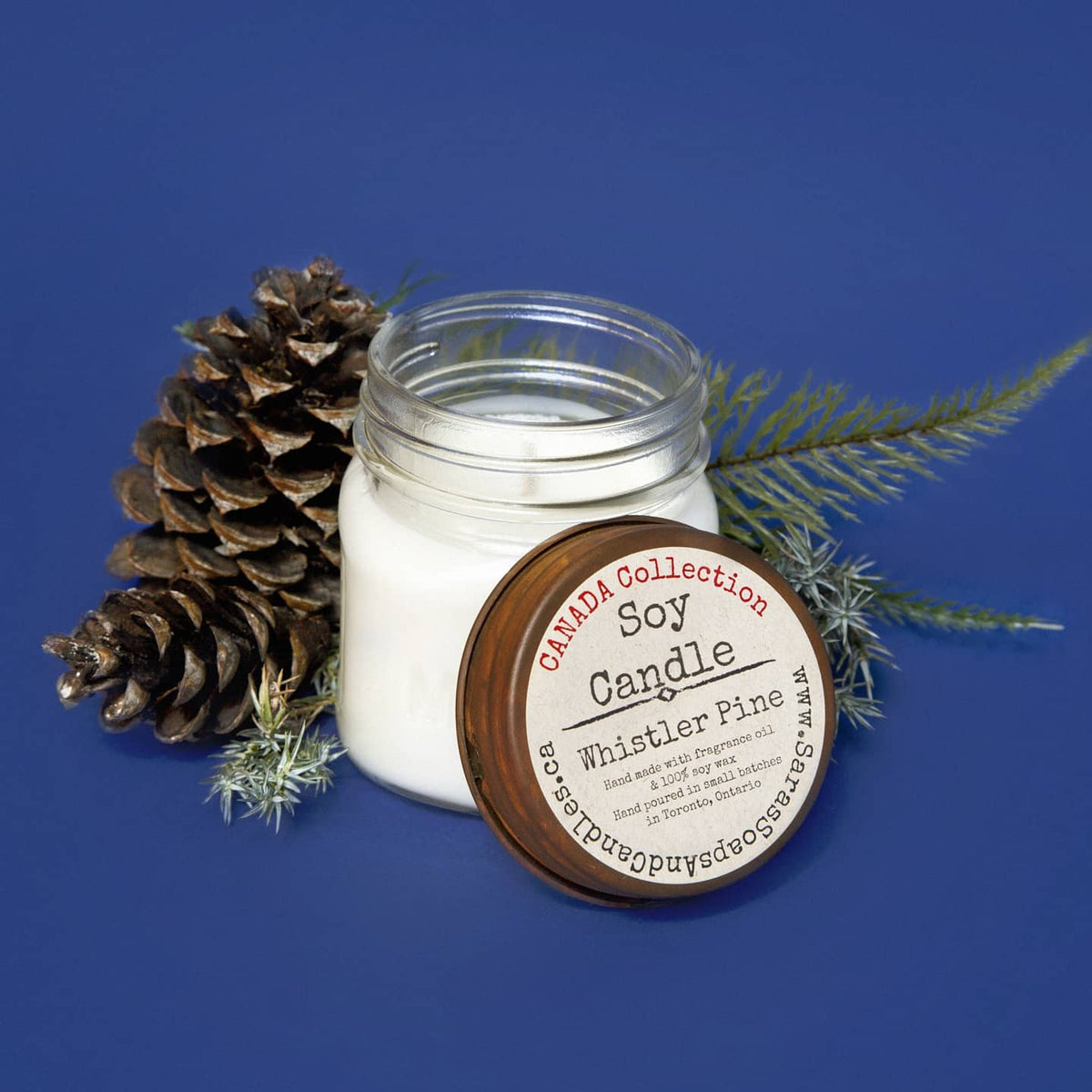 Bougie de soja Pin de Whistler - 8 oz
