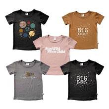 Baby/Kids' Bamboo Graphic T-Shirt | Big Energy In Umber