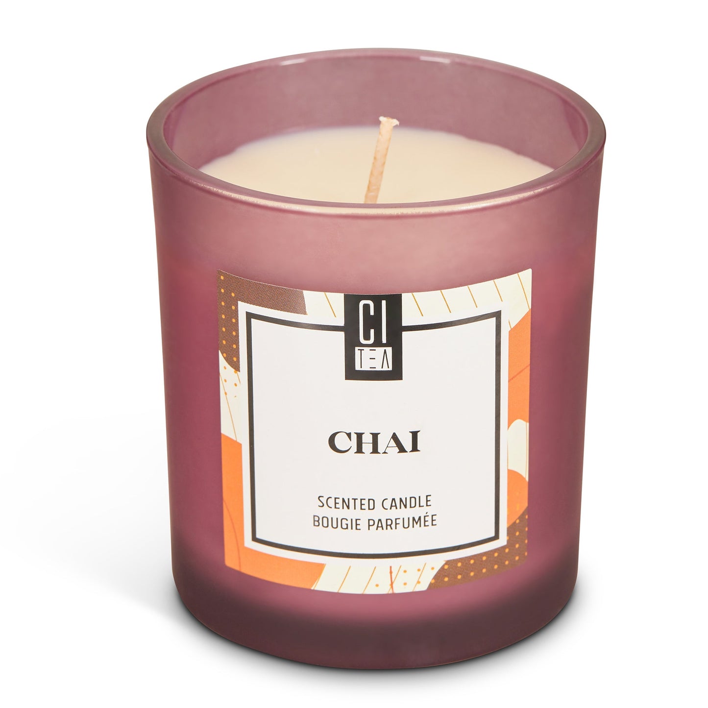Bougie à la cire de soja Chaï - Orange, Cannelle et Clous de Girofle - 8 oz