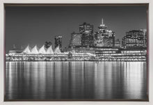 Décoration murale Charmante impression de soirée de Vancouver | Monochrome