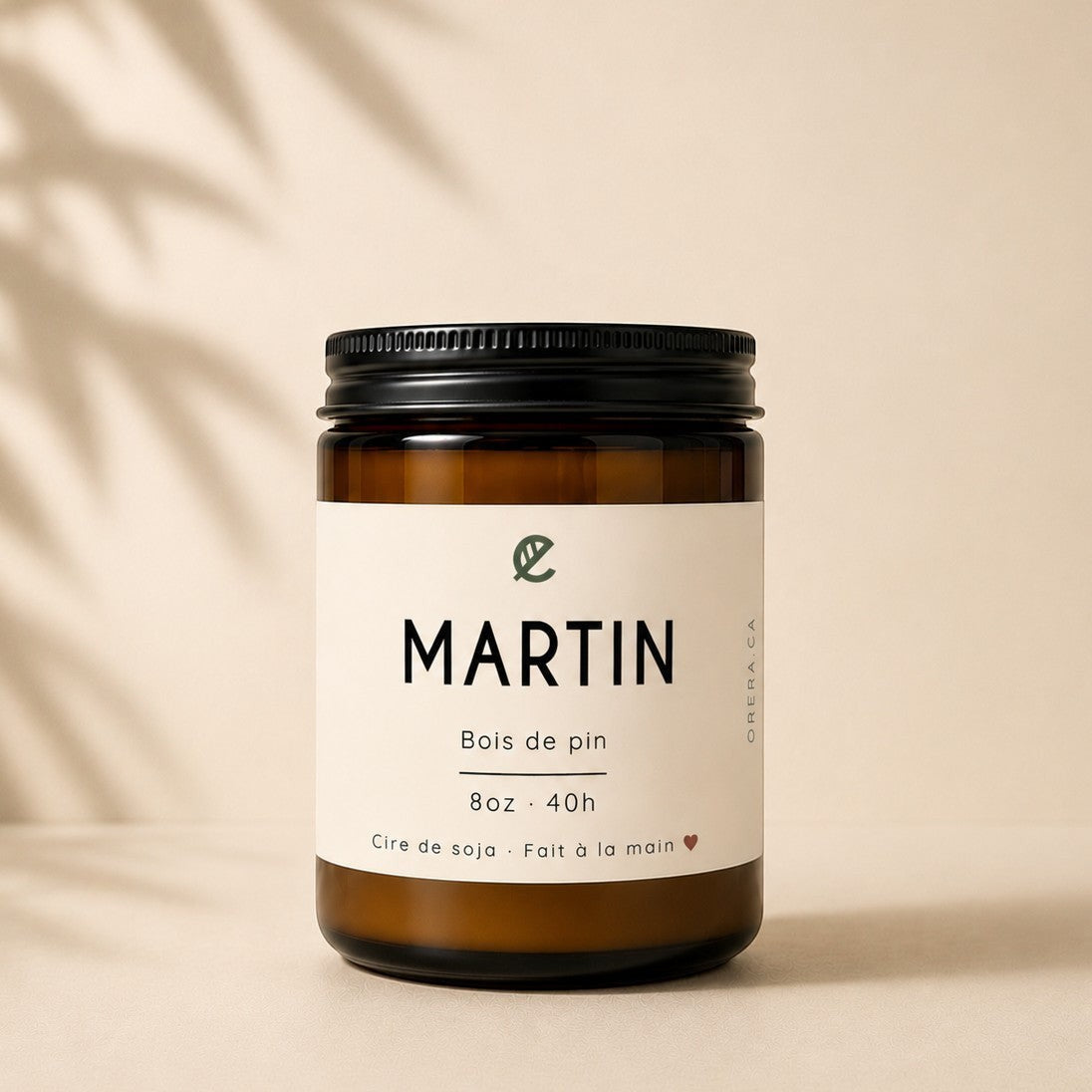 Bougie de soya MARTIN pin sylvestre