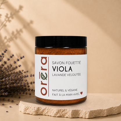 Savon fouetté VIOLA lavande veloutée