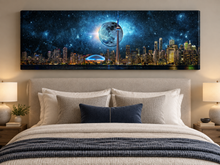 Horizon de Toronto Lune - Horizon des villes - Décoration murale