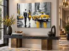 Décoration Murale-Scène Vintage de New York-Impression sur Toile