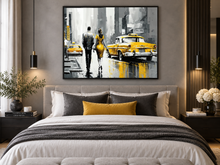 Décoration Murale-Scène Vintage de New York-Impression sur Toile