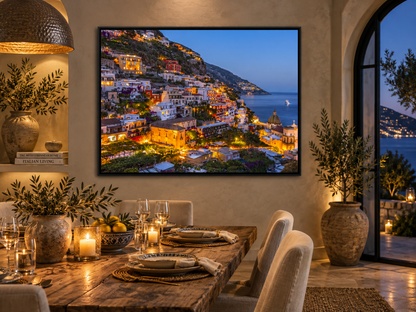 Vibrant Amalfi Coast - Canvas Print-Skyline