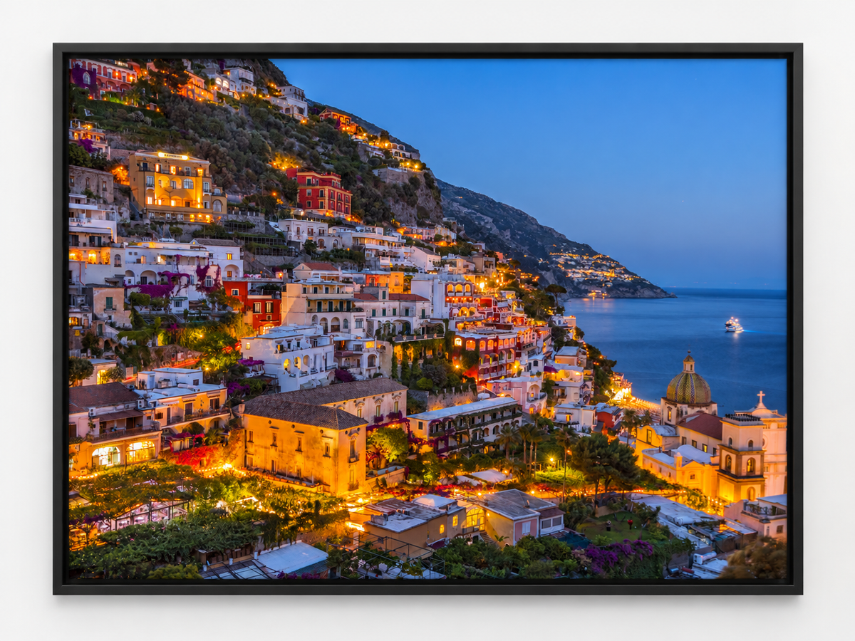 Vibrant Amalfi Coast - Canvas Print-Skyline
