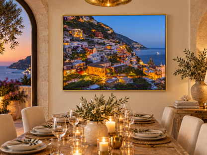 Vibrant Amalfi Coast - Canvas Print-Skyline