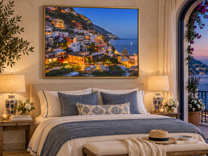 Vibrant Amalfi Coast - Canvas Print-Skyline