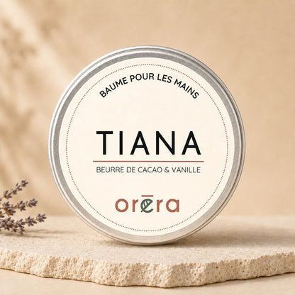 Baume pour les mains TIANA beurre de cacao & vanille
