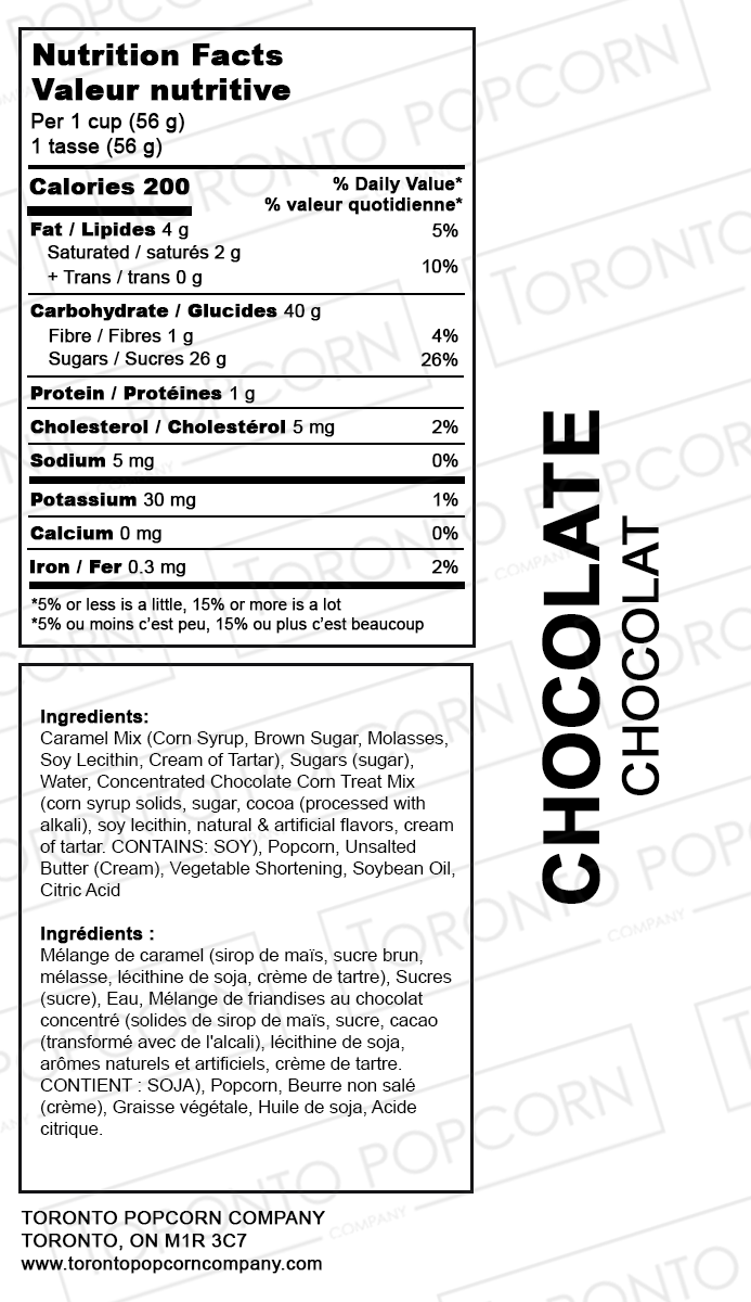 Popcorn au chocolat