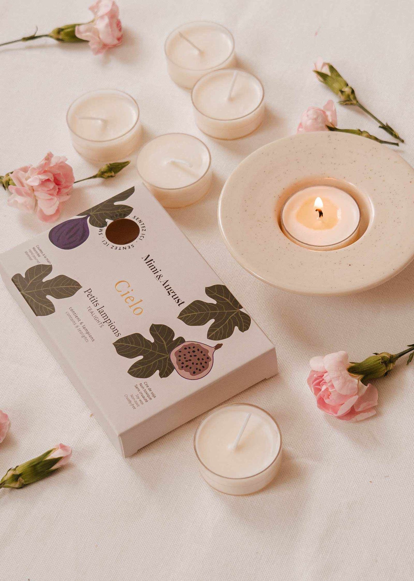 Ensemble de bougies chauffe-plat Cielo