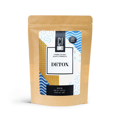 Sachets de thé pyramidaux Détox à base de plantes
