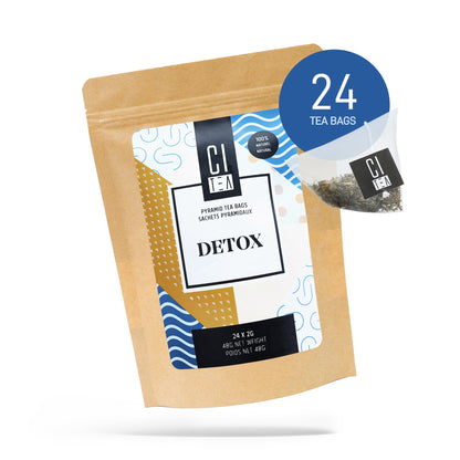 Sachets de thé pyramidaux Détox à base de plantes