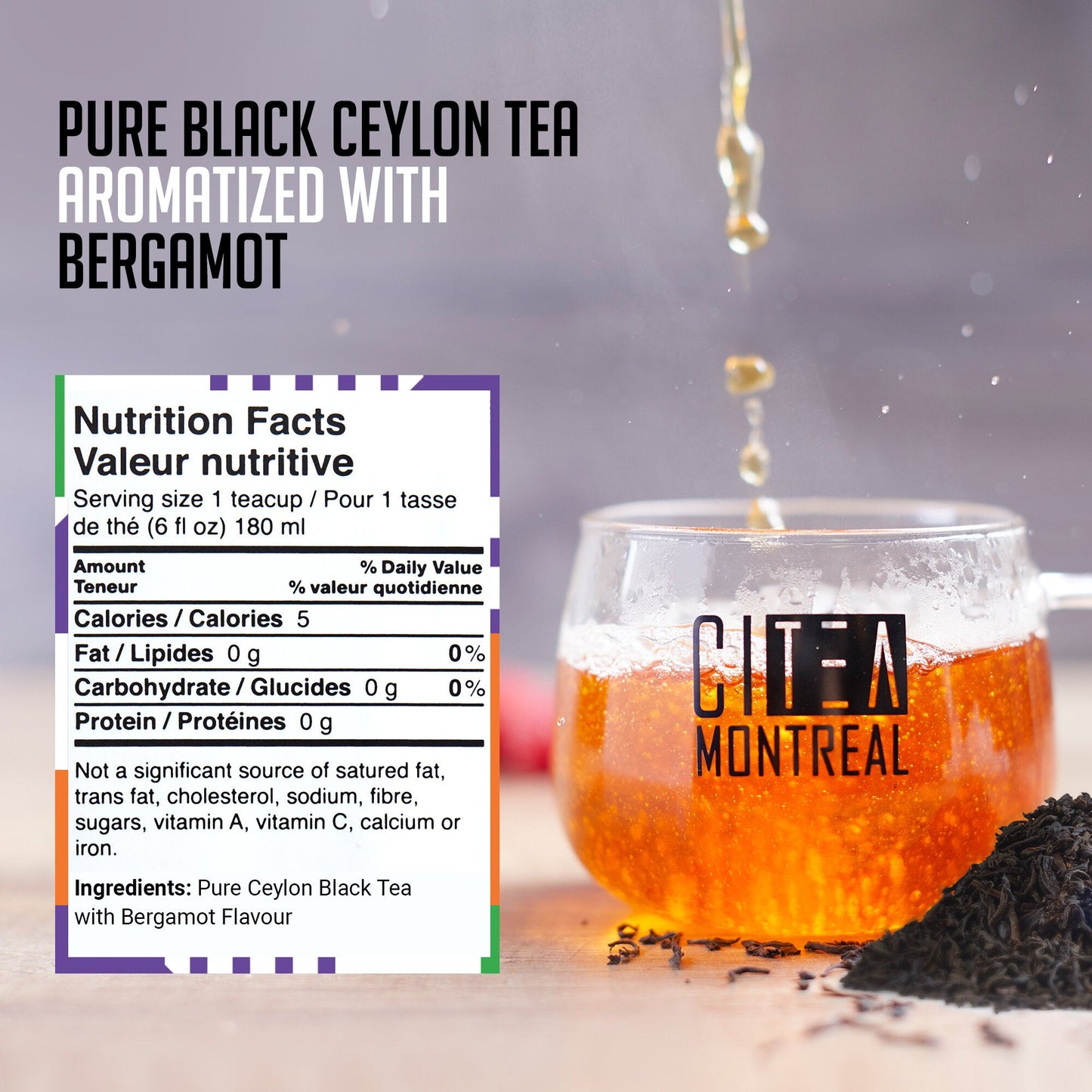 Thé Earl Grey en vrac - 100g