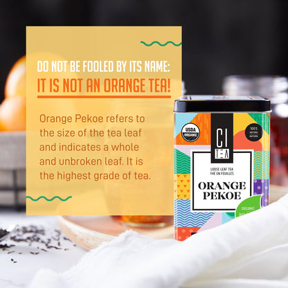 Thé noir en vrac Orange Pekoe biologique