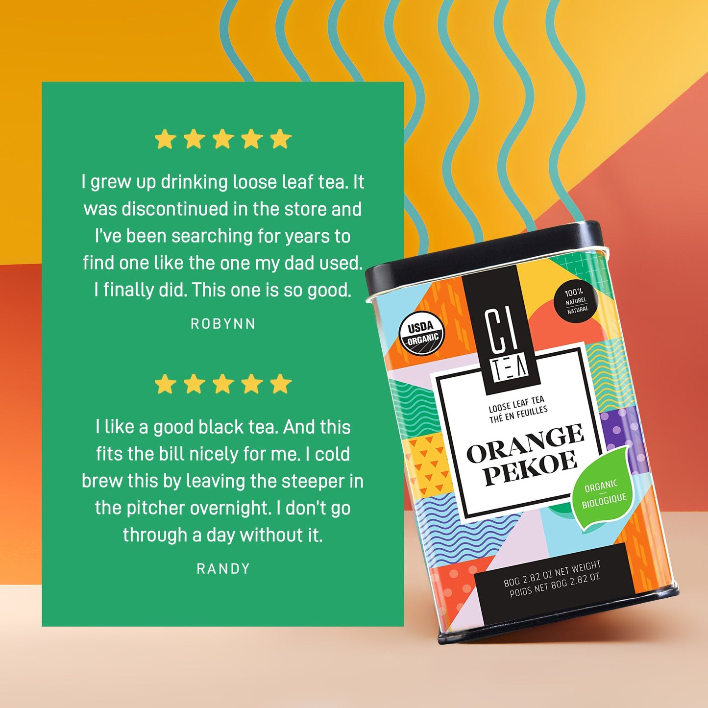 Thé noir en vrac Orange Pekoe biologique