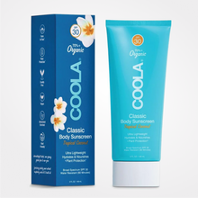 Lotion solaire corps classique SPF 30 COOLA parfum Noix de coco tropicale