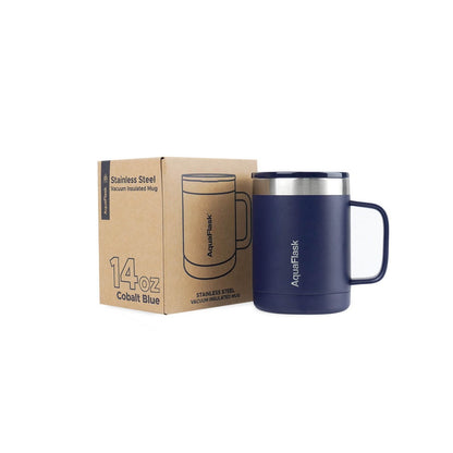 Mug Aquaflask isotherme avec couvercle et anse 415 ml (14 oz)