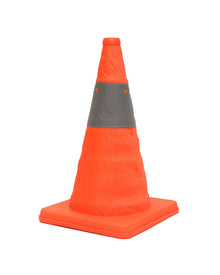 Cône de signalisation pliable
