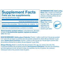 Confident Sports CRÉATINE MONOHYDRATÉE, 125g