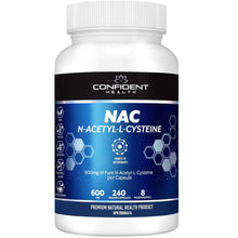 NAC (N-Acétyl-L-Cystéine) Confident Health, 240 gélules végétales
