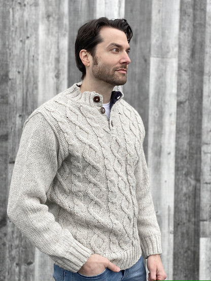 Lost Horizons Men's Connery Wool Sweaters Size Medium - Handmade in Nepal!