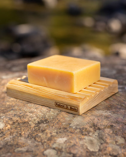Wooden soap dish the "D-Lavé"