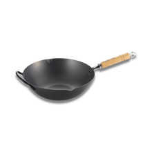 Yoshikawa Cook-Pal REN 30cm Nitrided Carbon Steel Wok
