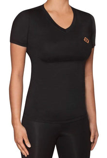 T-shirts de compression à manches courtes pour femmes Copper 88, taille grand