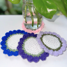 Crochet Flower Coaster Pattern PDF Download Beginner Friendly