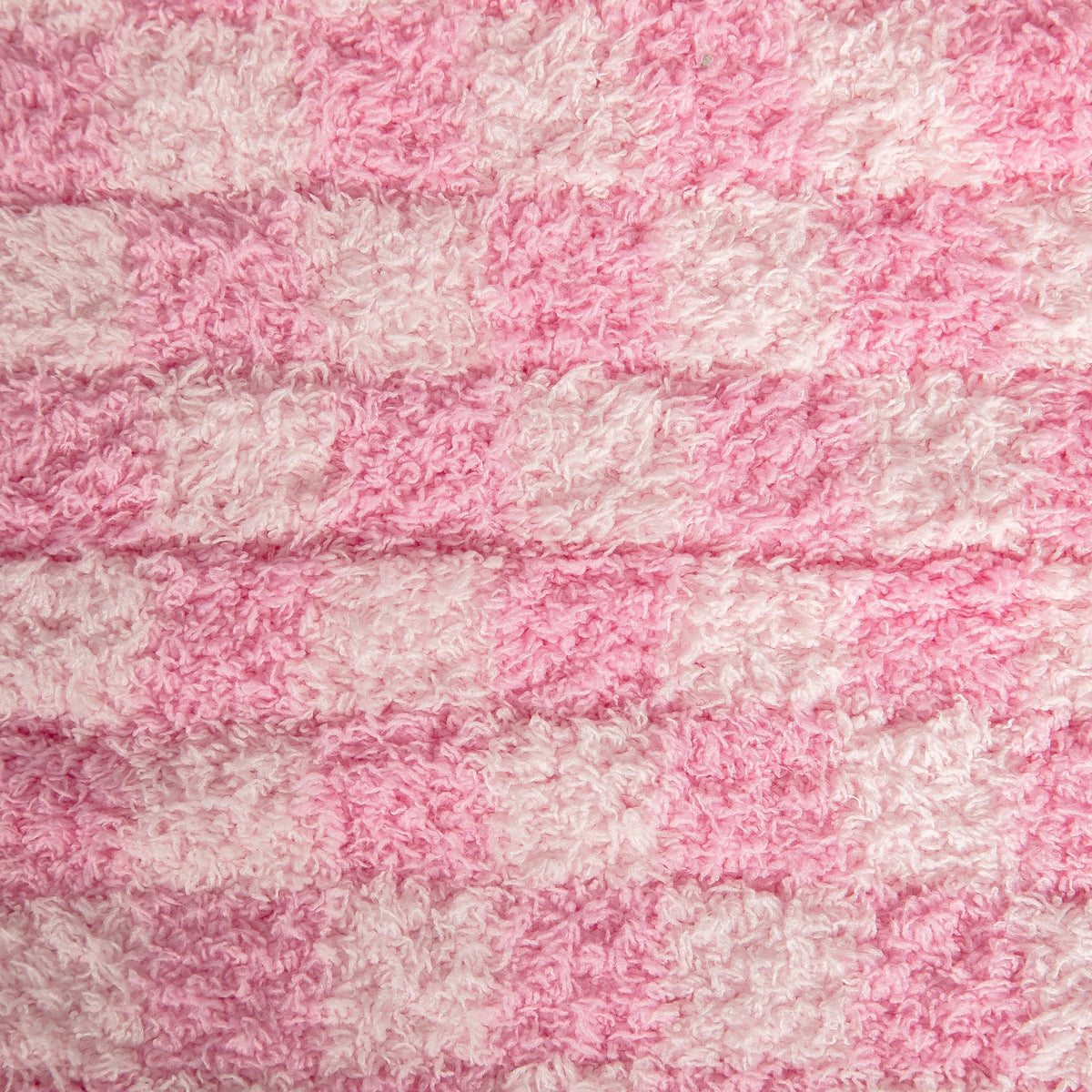 Cotton Candy Check Print Extended Throw