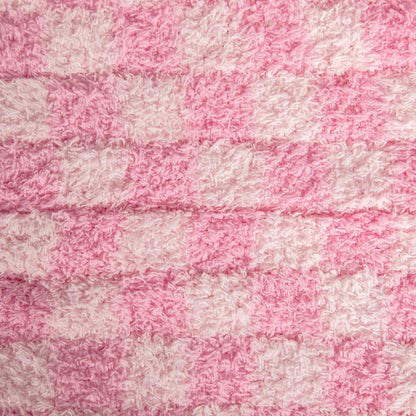 Cotton Candy Check Print Extended Throw
