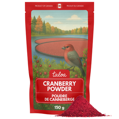 Poudre de canneberge 150 g - Fabriquée au Canada