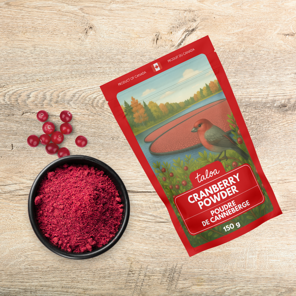 Poudre de canneberge 150 g - Fabriquée au Canada