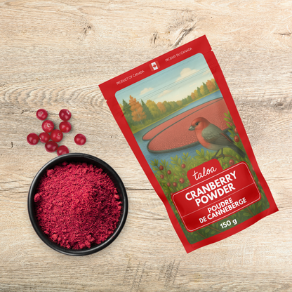 Poudre de canneberge 150 g - Fabriquée au Canada