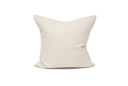 Housse de coussin crème
