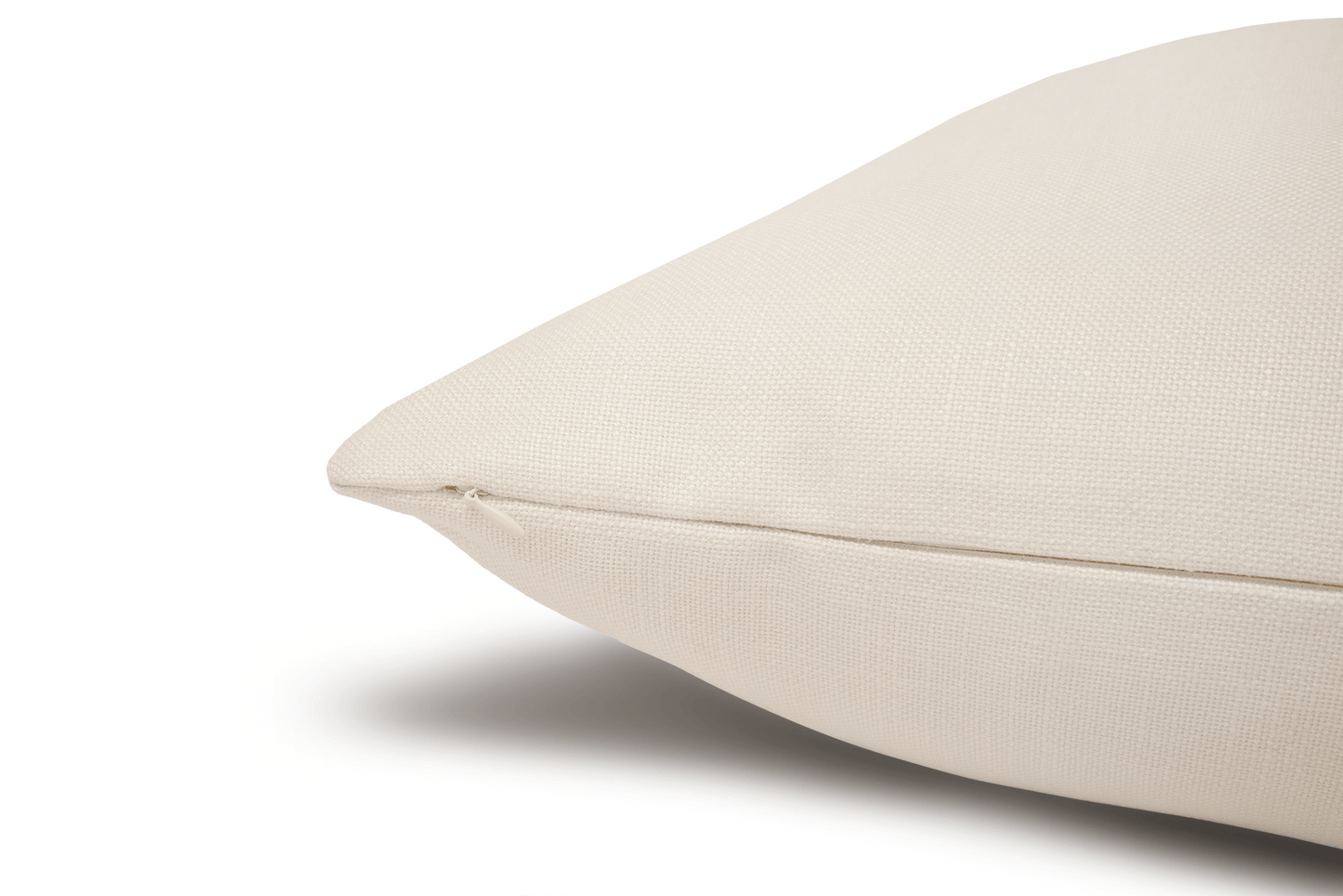 Housse de coussin crème