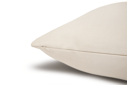Housse de coussin crème
