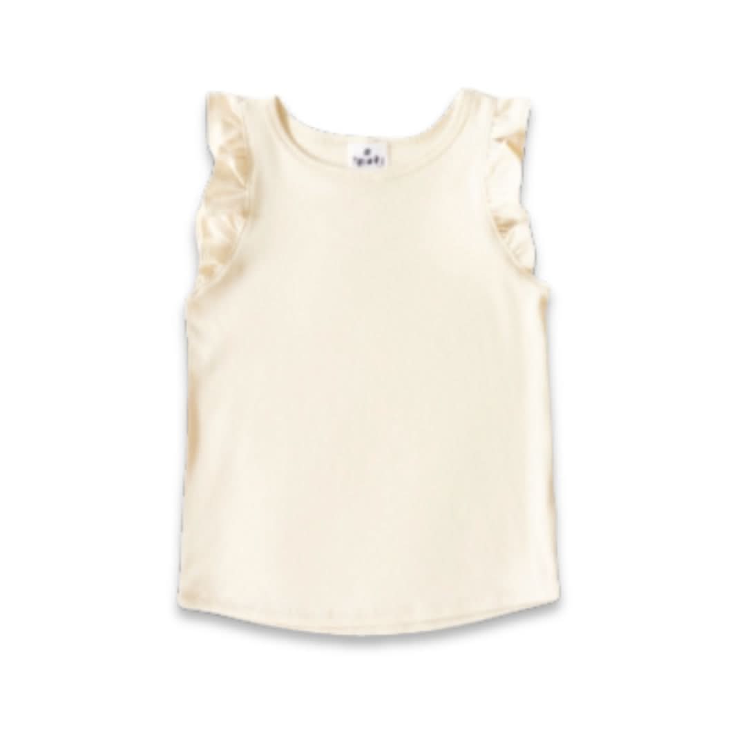 Baby/Kids' Bamboo Ruffle Shoulder | Magenta