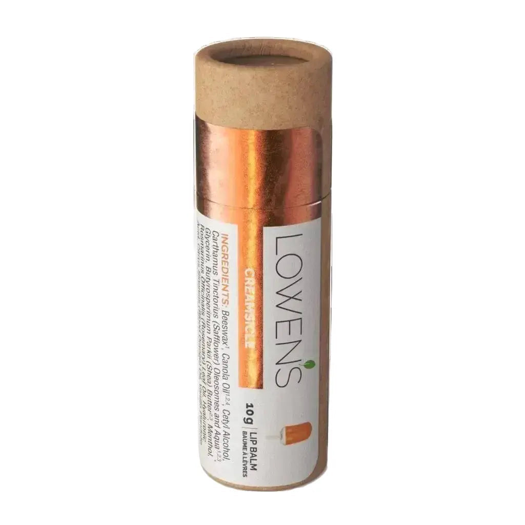 Baume à lèvres saveur orange-crème