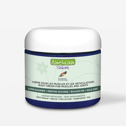 Crème naturelle pour les tensions musculaires | Sapin baumier & menthe sauvage