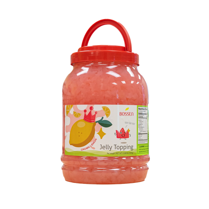 Gelée Citron Coco de Marque Crown | Polyvalent | Garniture pour Thé aux Perles | Garniture pour Crème Glacée | Service Alimentaire Canada | Livraison Gratuite au Canada pour les Commandes de Plus de 199 CAD