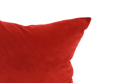 Housse de Coussin Velours Escarlata